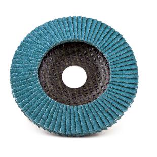 ZIRCONIUM flap discs with fiberglass backing Conical Shape