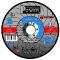 Flat POWER cutting disc 125x1x22.23 stainless steel
