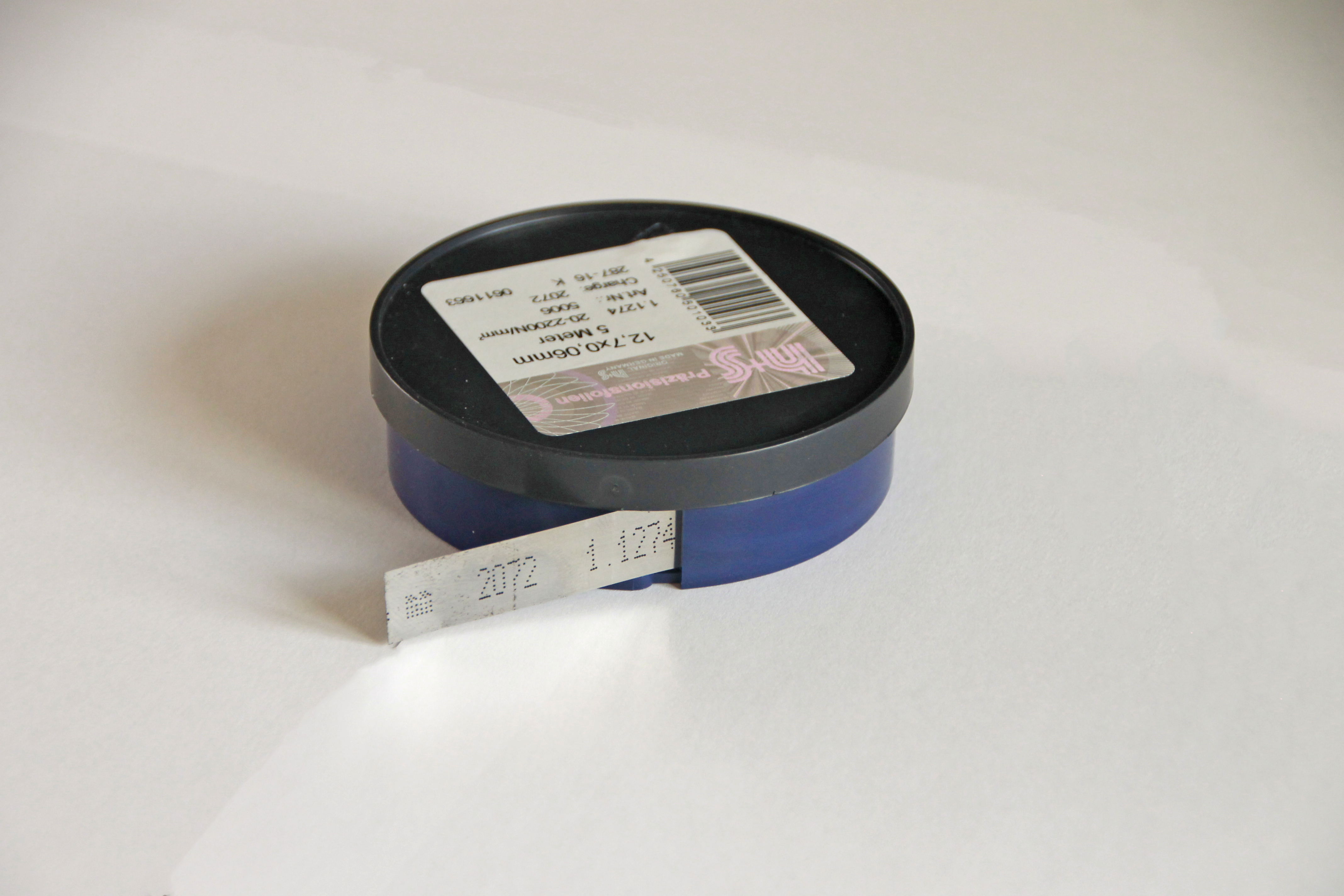 Fühlerlehrenband 0,05 x 6 x 5000 mm Fühlerlehre Federstahlband 1.1274 